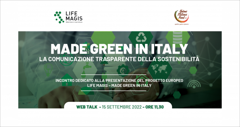 Evento “Made Green in Italy: La comunicazione trasparente della sostenibilità” (15 settembre 2022)